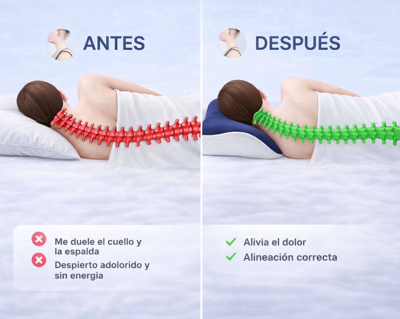 Almohada Ortopédica "Morpheo" - Premium