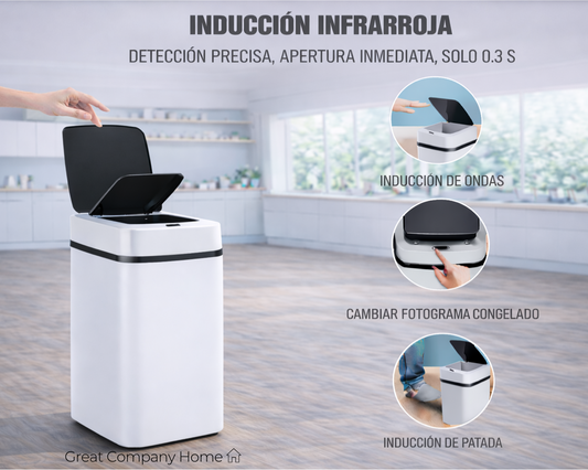 Basurero inteligente touchless