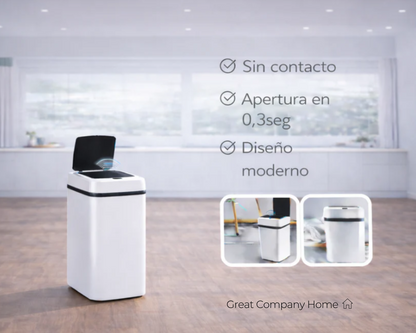 Basurero inteligente touchless