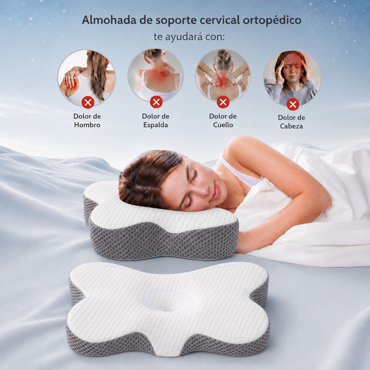 Almohada Ortopédica "Dreammy" Premium
