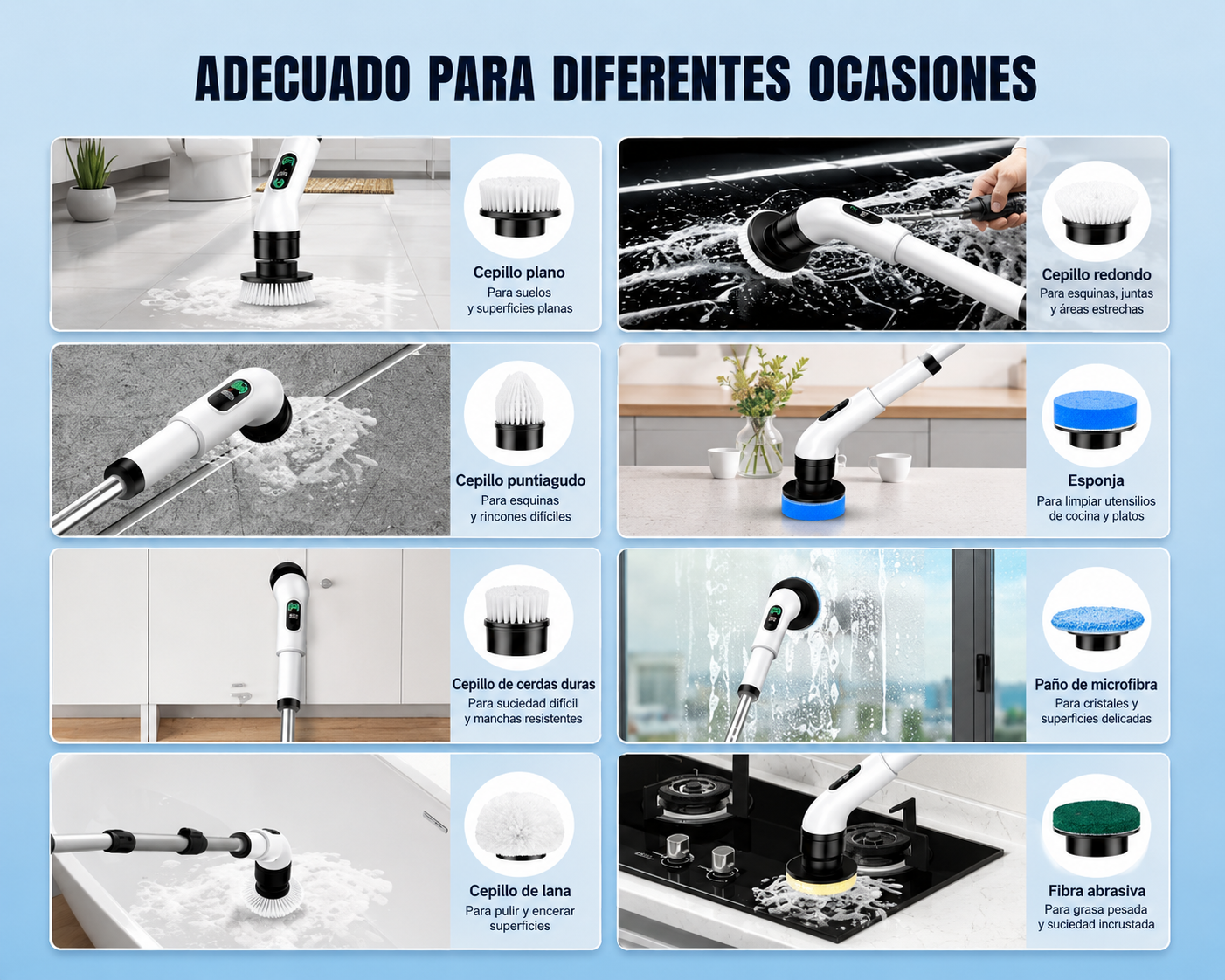 Cepillo de limpieza multifuncional "Clean2000"